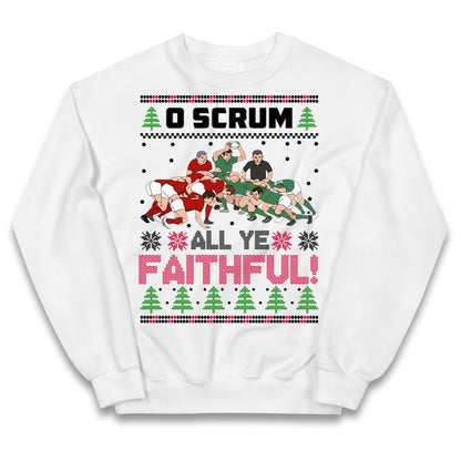 O Come All ye Faithfull Kids Jumper