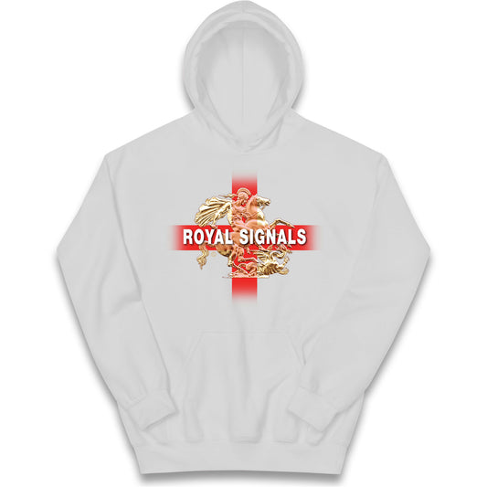 Royal Signals St George and The Dragon Kids Hoodie