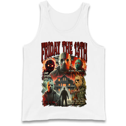 Jason voorhees Friday The 13th horror Halloween Bootleg Tank Top
