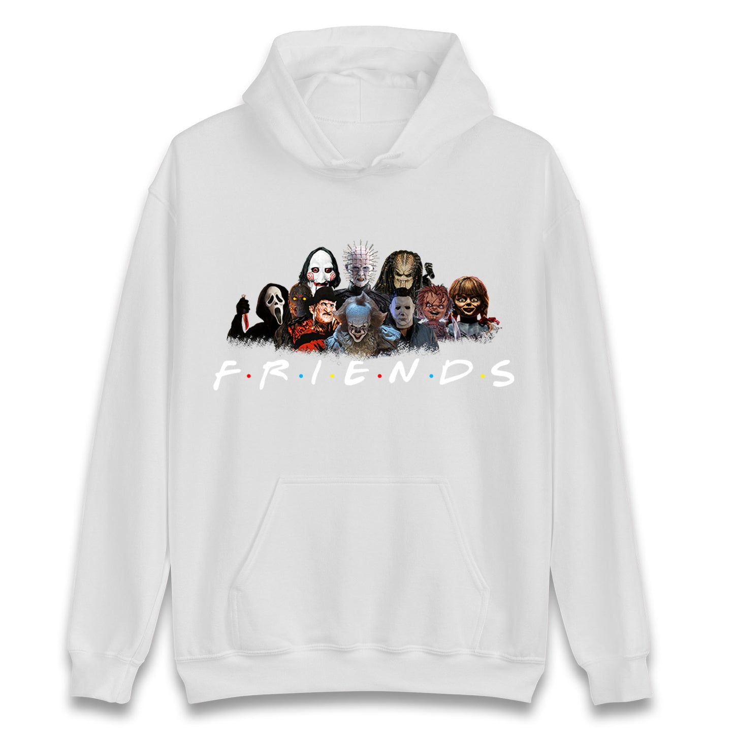 Horror Characters Friends Halloween Unisex Hoodie