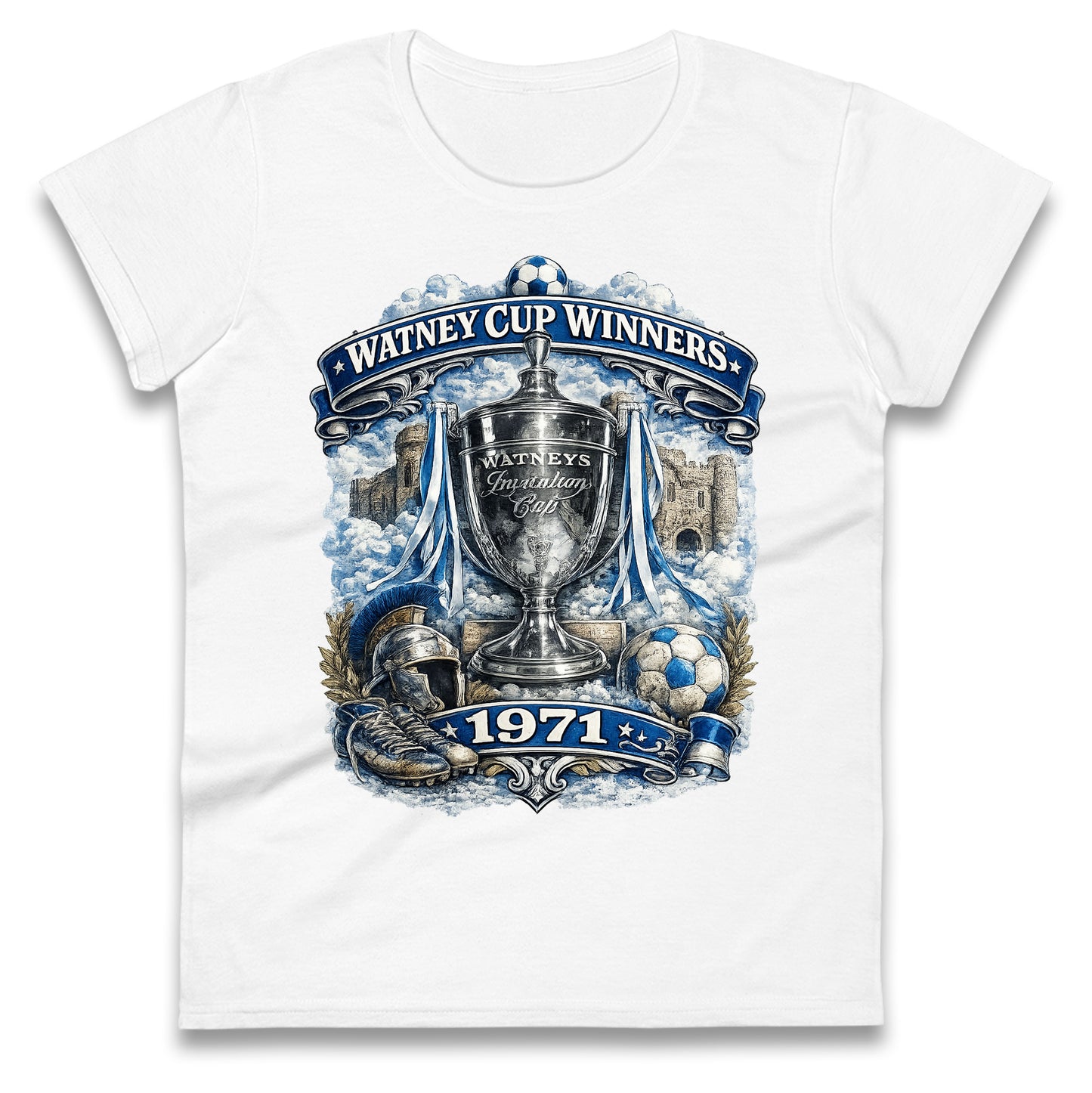 Retro Colchester Watney Cup Winners 1971 Ladies Shirt