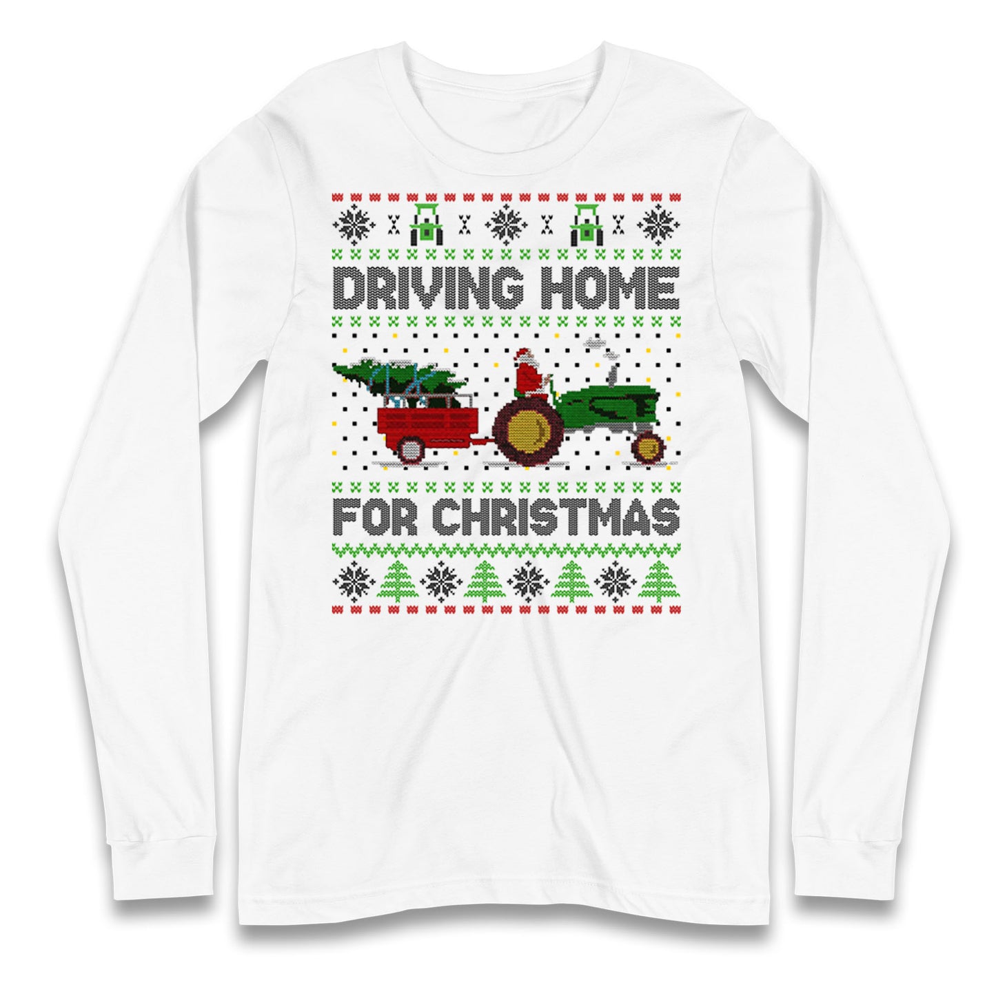 John Deere Christmas Longsleeve T Shirt 