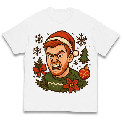 Angry Ginge Christmas Kids T Shirt 