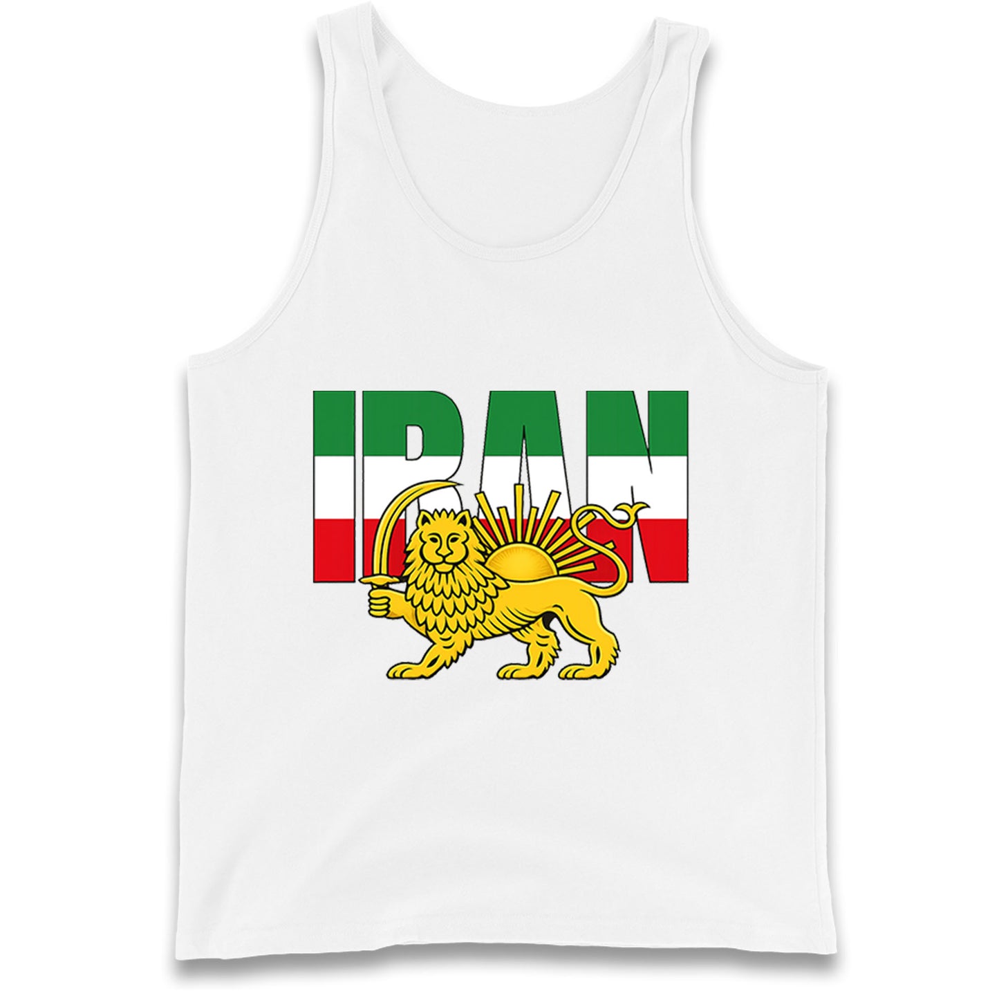 Iran Flag Tank Top