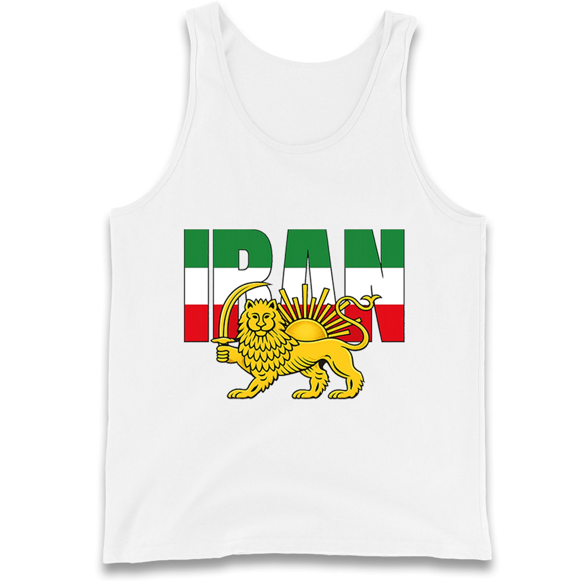 Iran Flag Tank Top