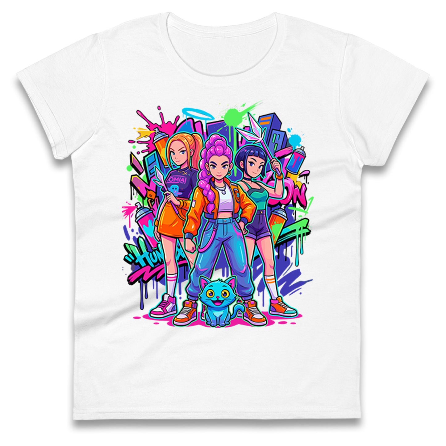 Demon Hunters Ladies T Shirt 