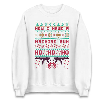 Now I Have A Machine Gun Christmas Jumper
