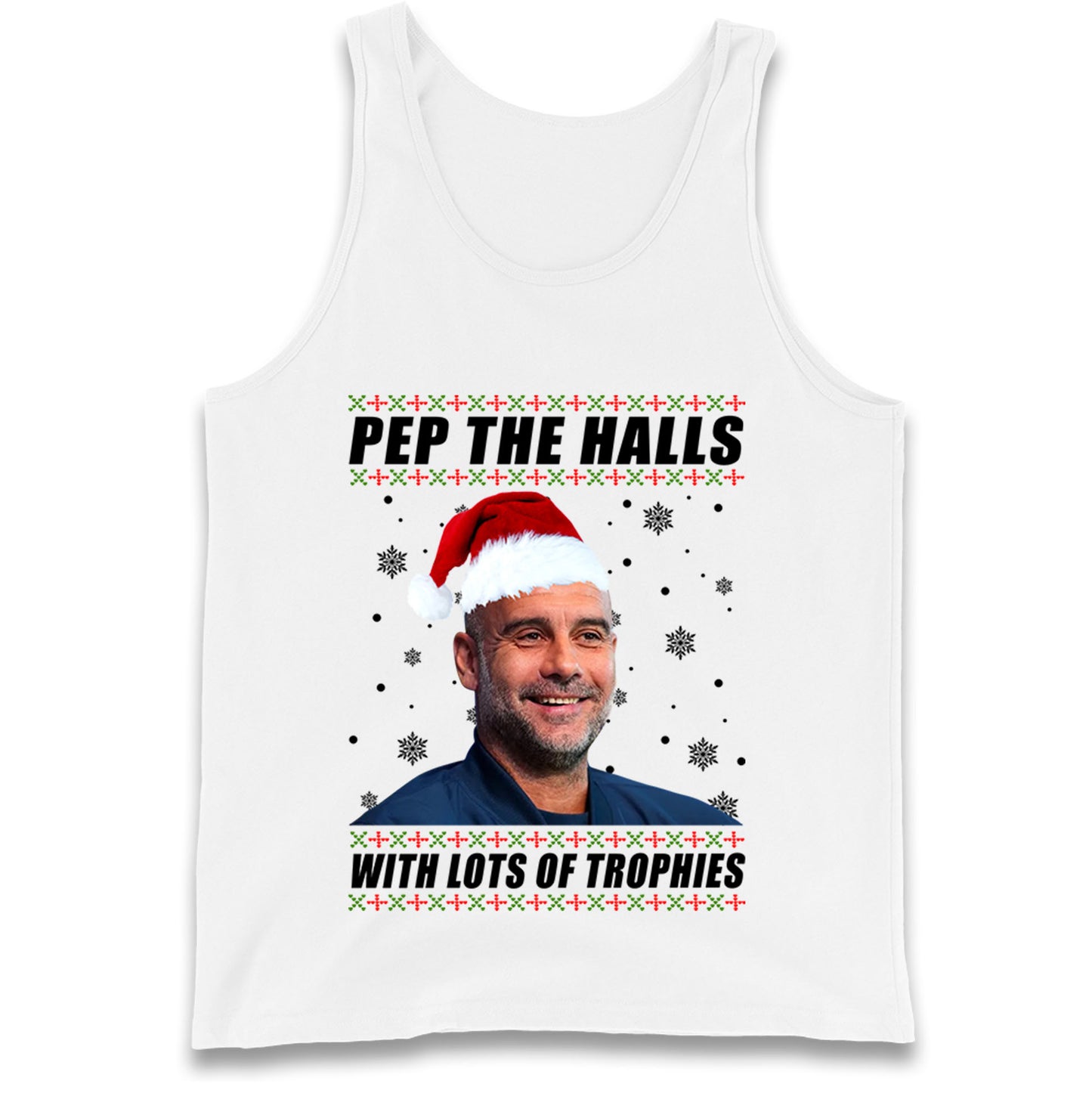 Pep Guardiola Christmas Tank Top