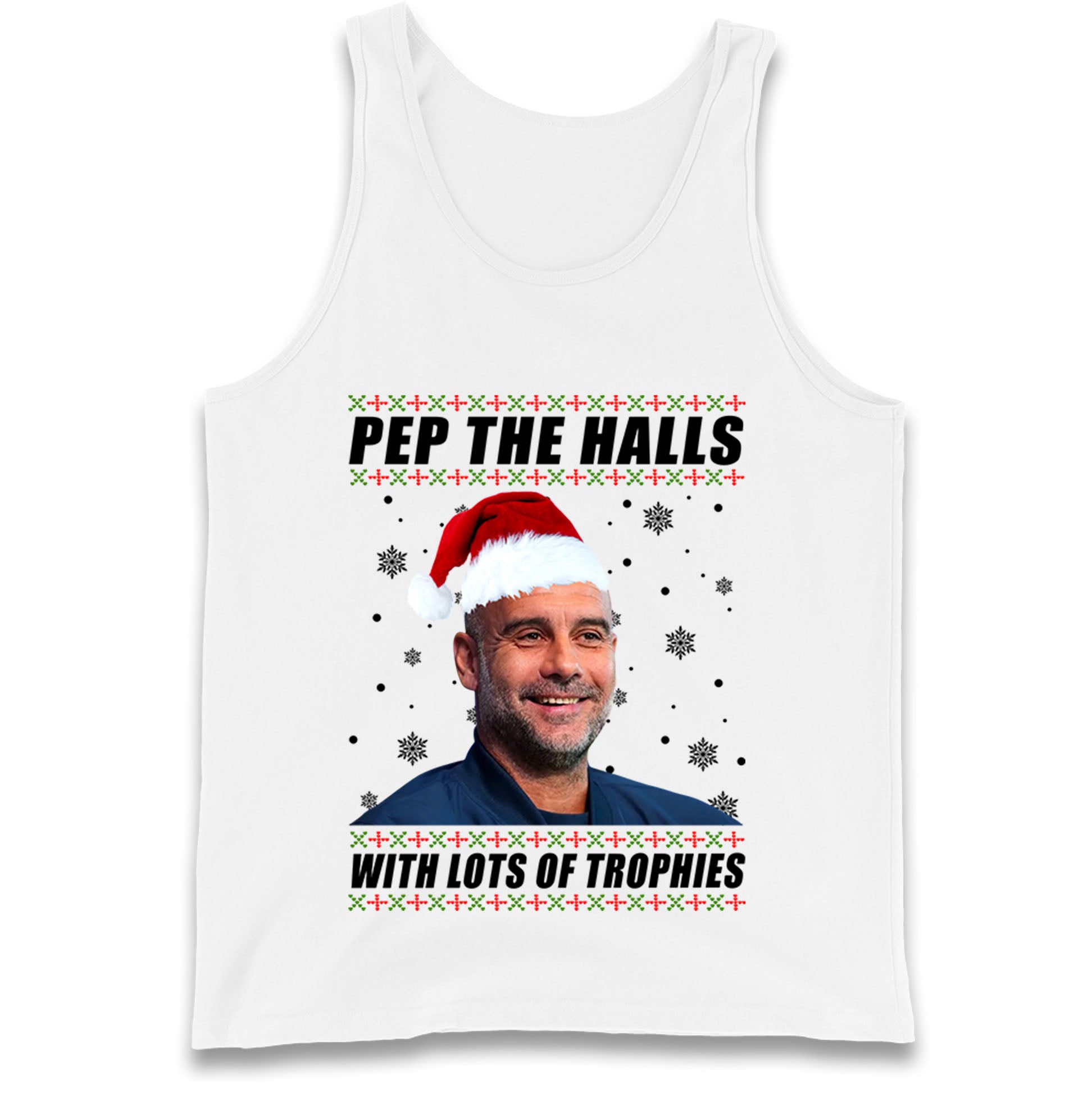 Pep Guardiola Christmas Tank Top