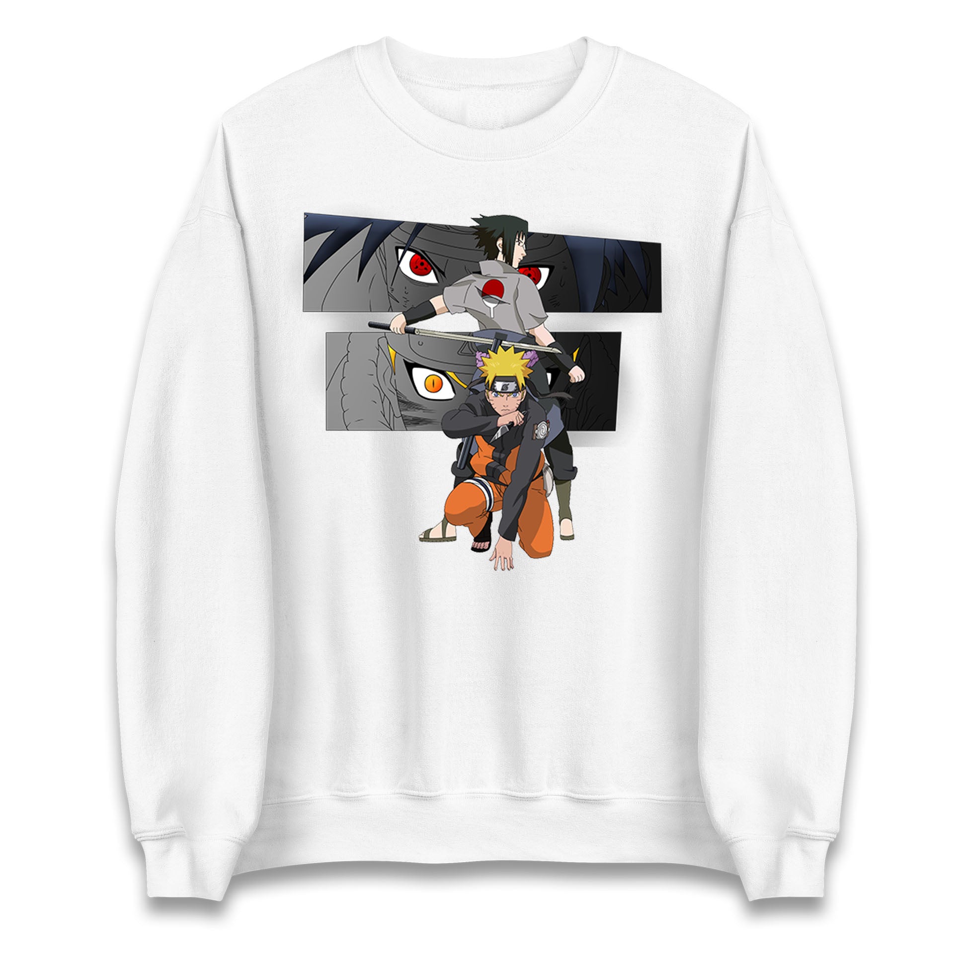 naruto and sasuke uchiha sweatshirt
