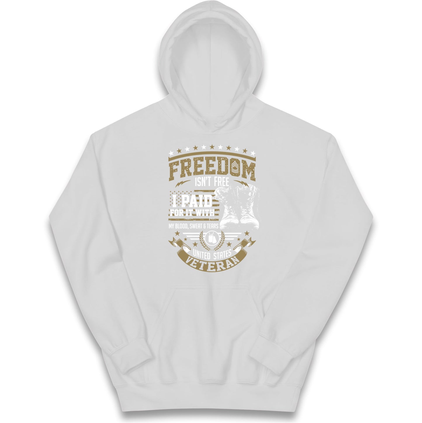 United States Veteran Kids Hoodie