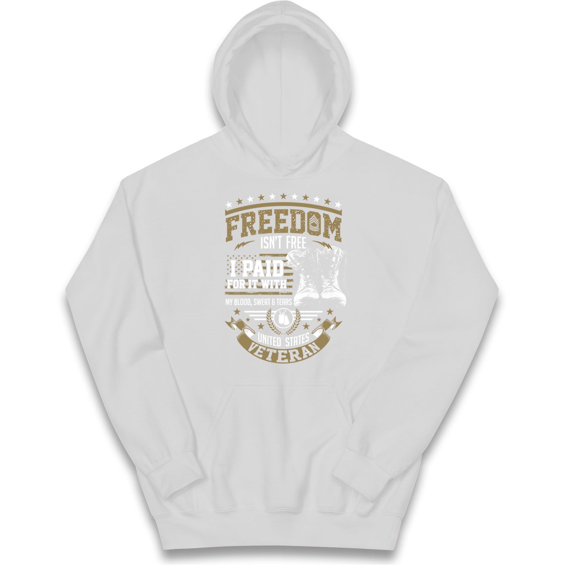 United States Veteran Kids Hoodie