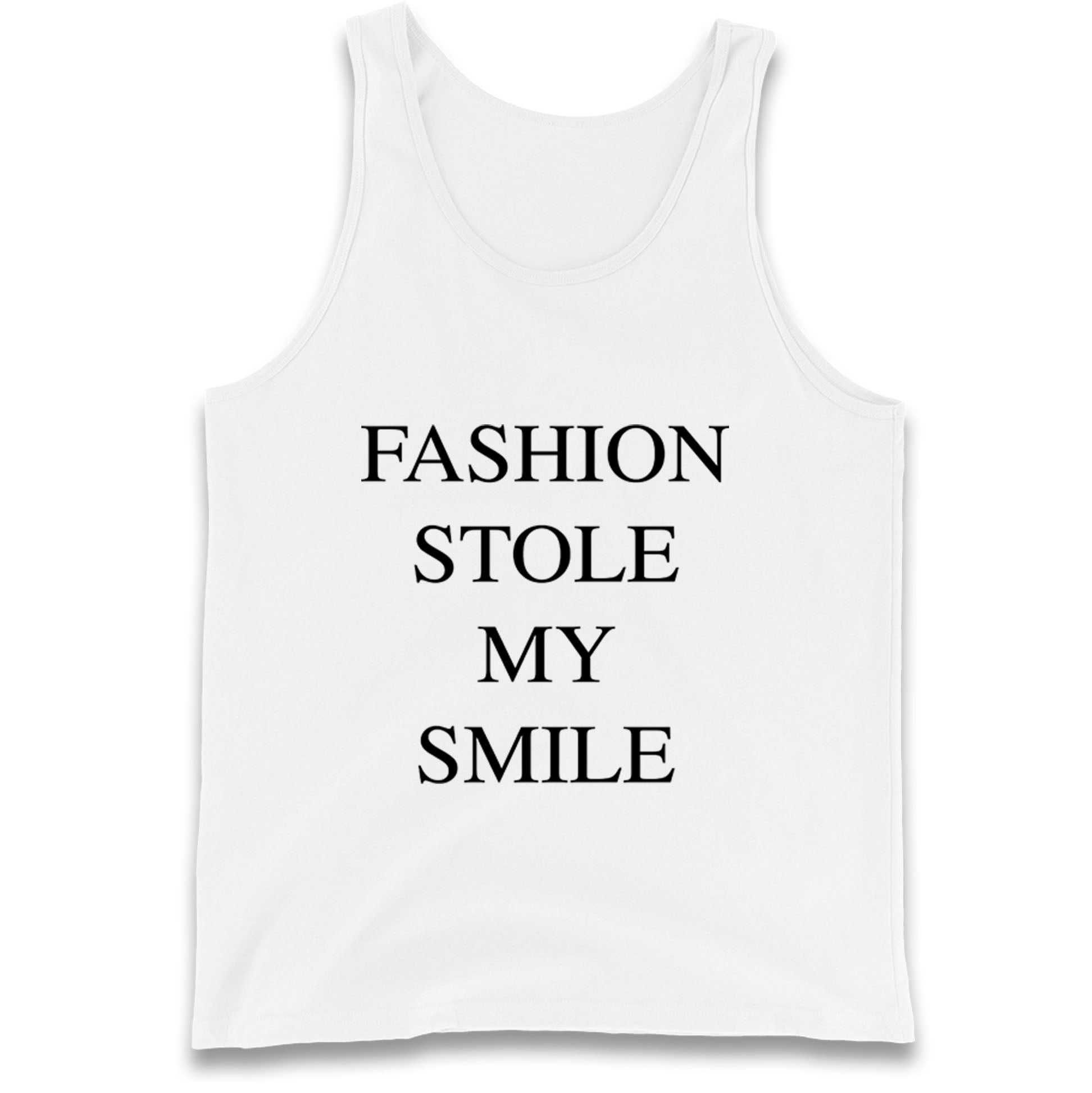 Fashion Stole My Smile Tank Top