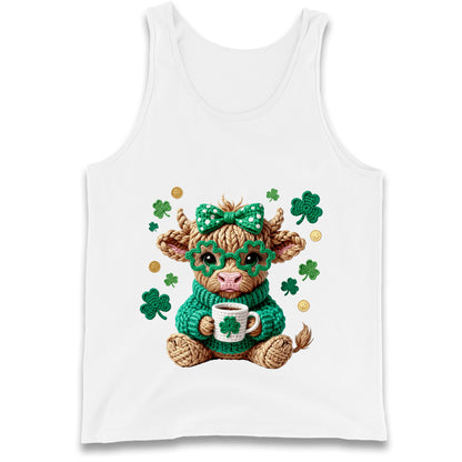 Cute Cow St Patrick Tank Top