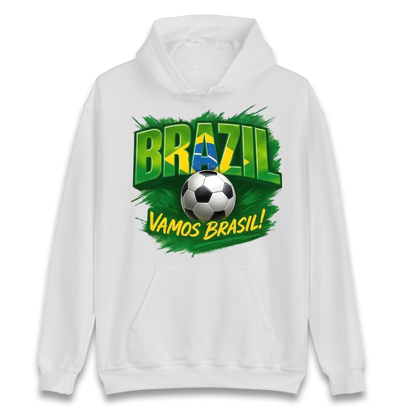 Brazil Retro Football Hoodie