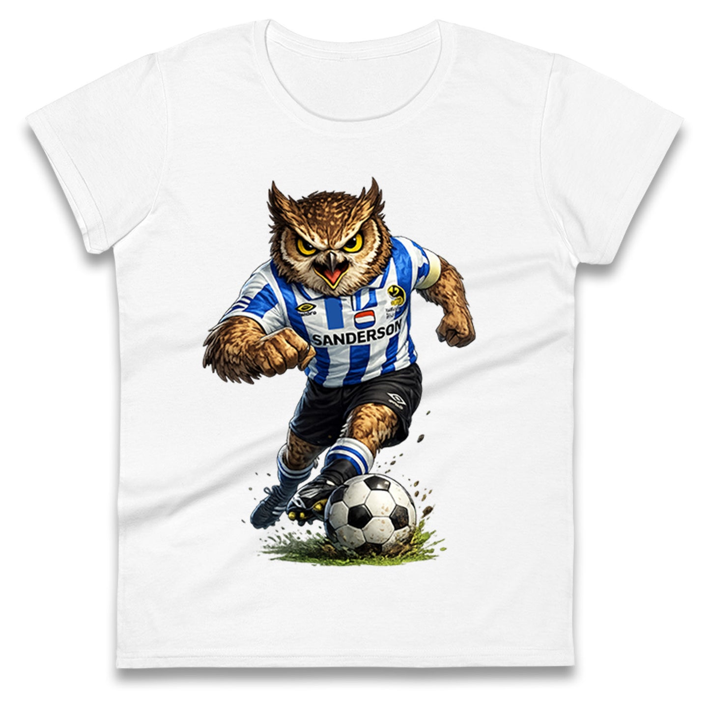 Classic Sheffield Wednesday Football Ladies T Shirt