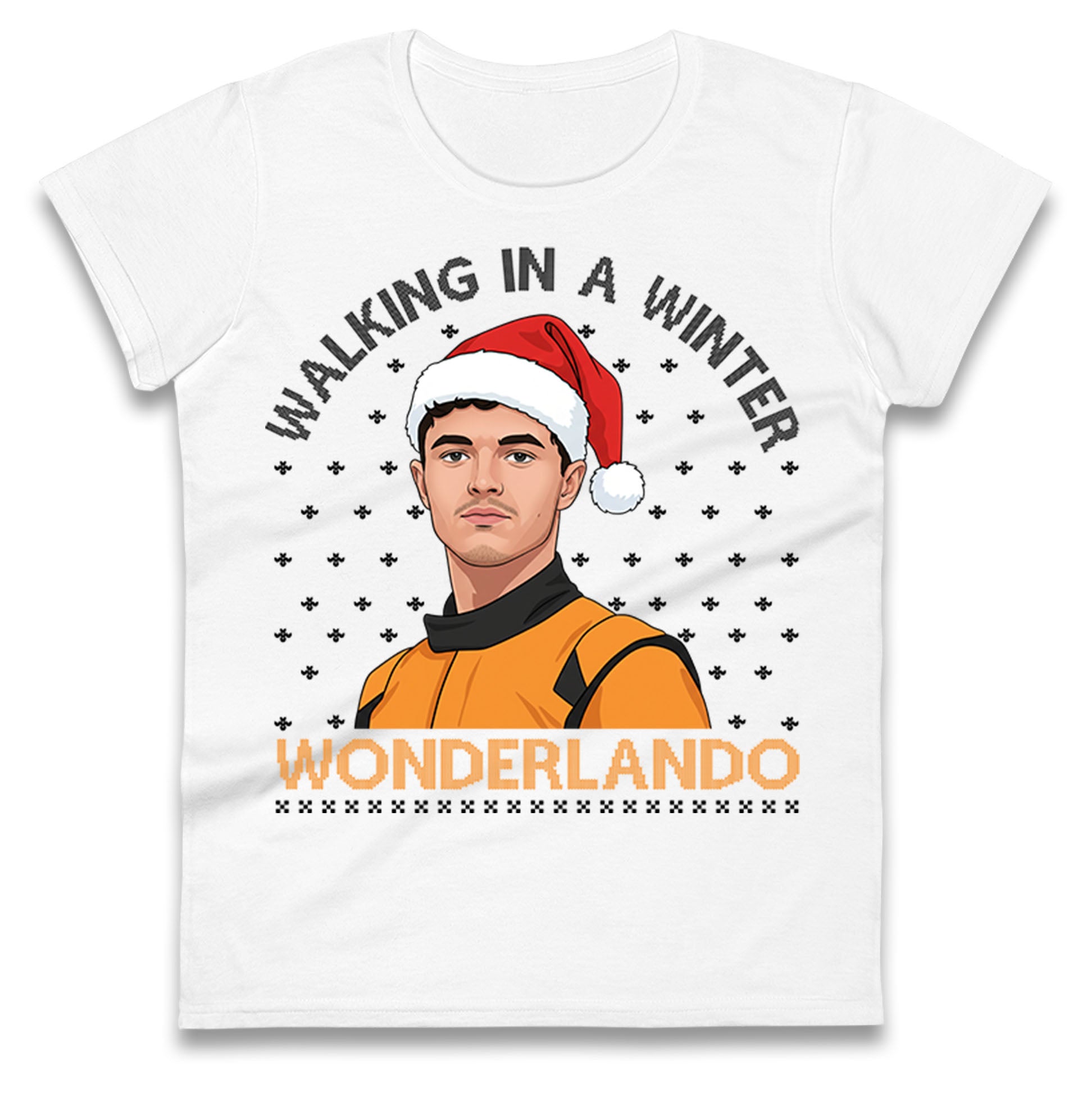 Lando Norris Christmas Ladies T Shirt