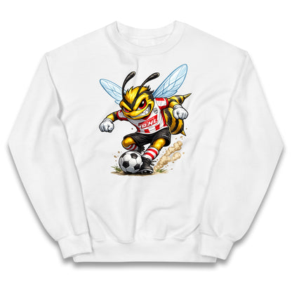 Retro Brentford FC Kids Jumper