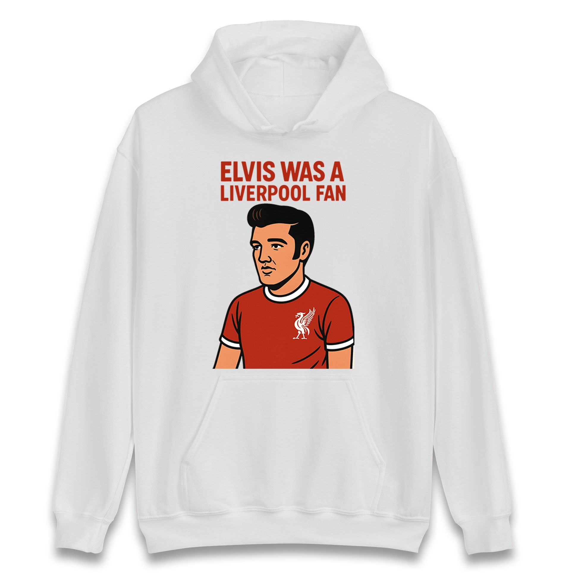 Elvis Presley Liverpool Football Hoodie