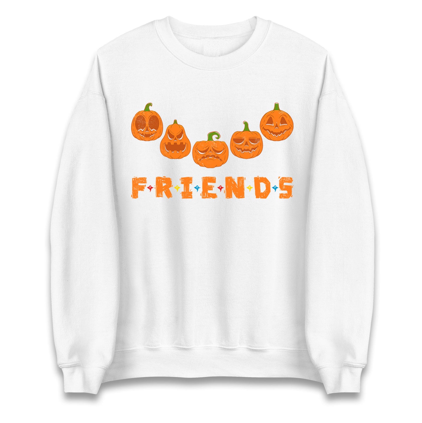 Scary Pumpkins Friends Halloween Sweatshirt
