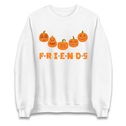 Scary Pumpkins Friends Halloween Sweatshirt
