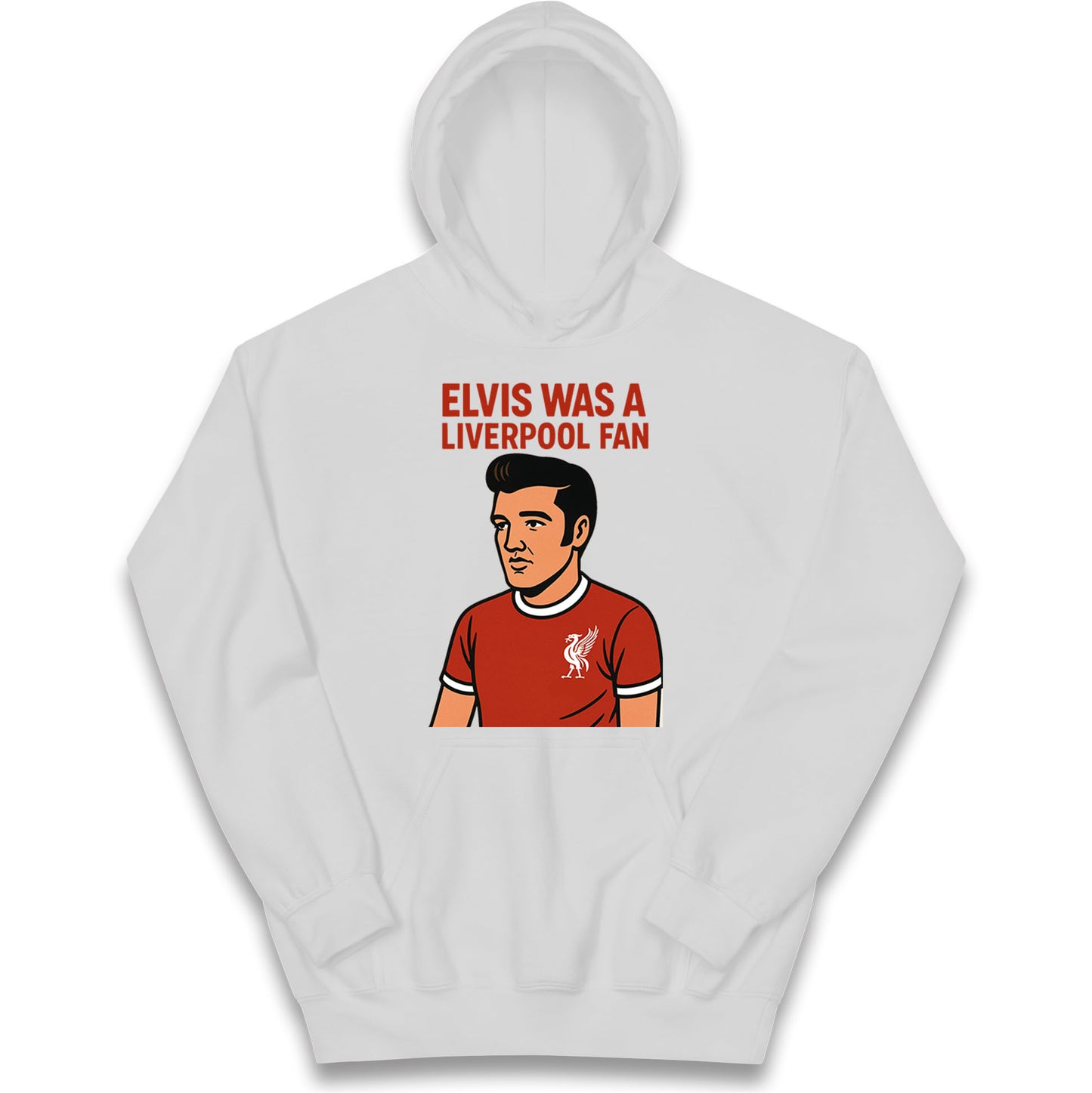 Elvis Presley Liverpool Football Kids Hoodie