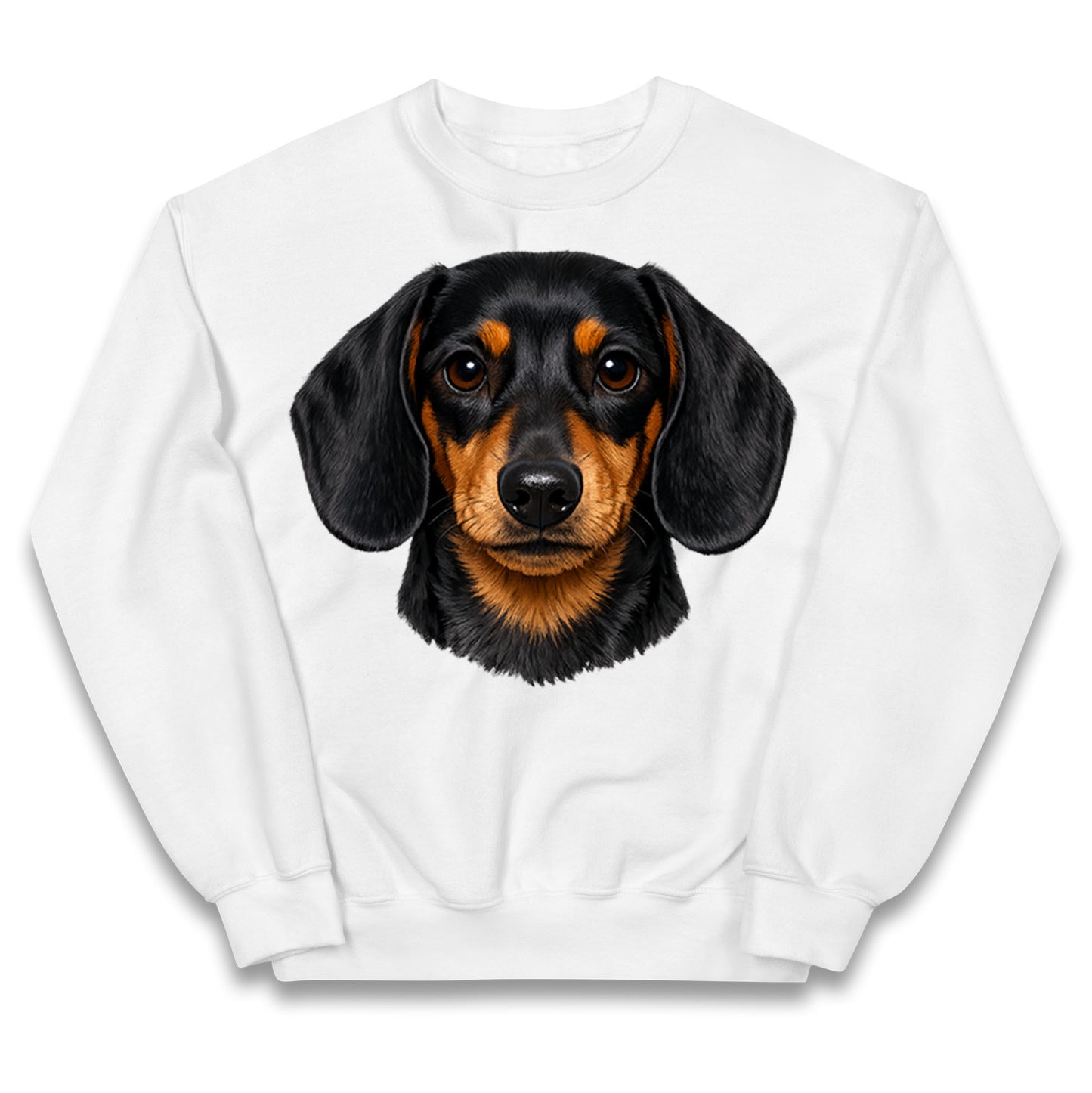 Dachshund Dog Face Kids Jumper