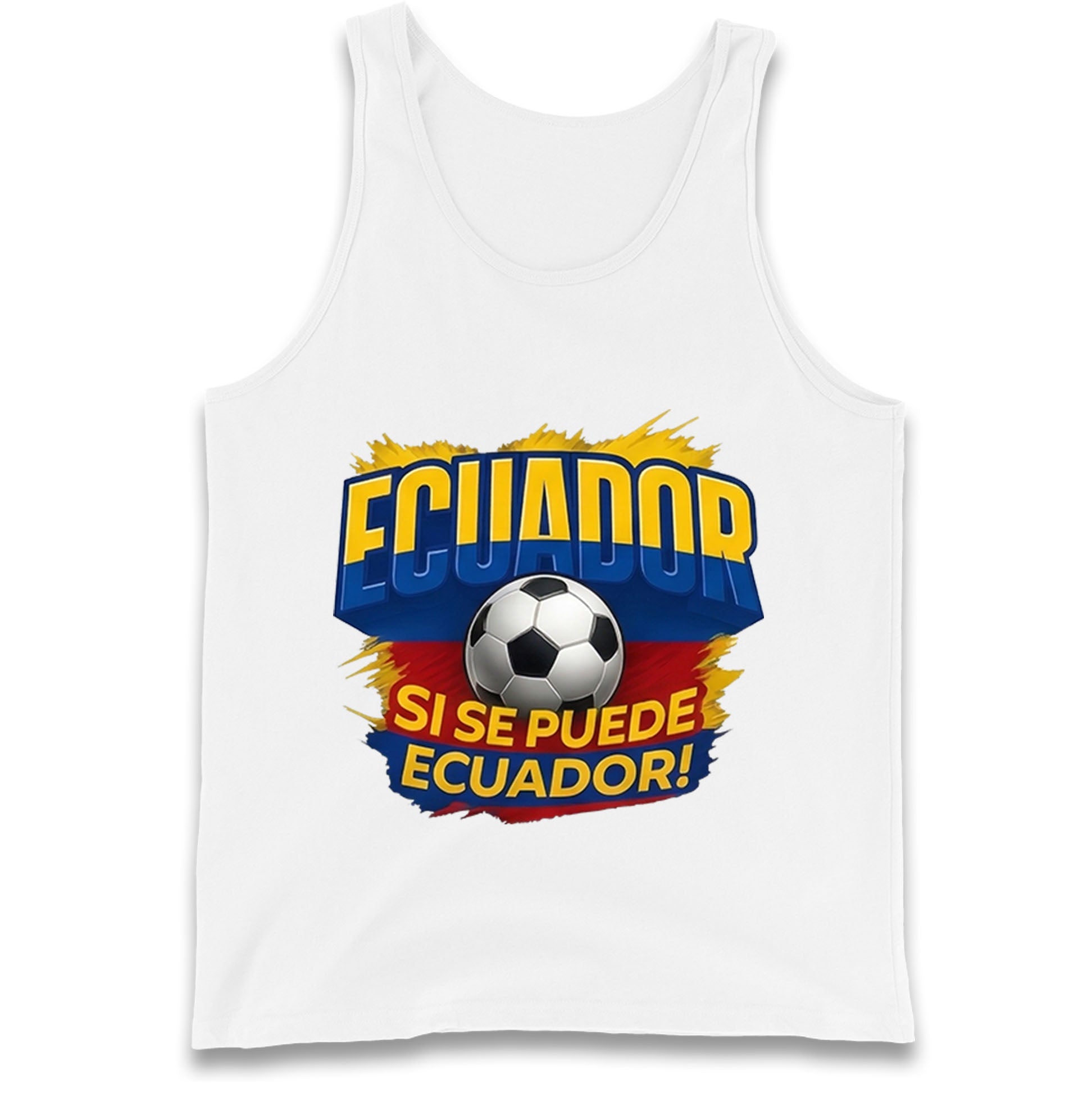 Ecuador Retro World Cup Tank Top