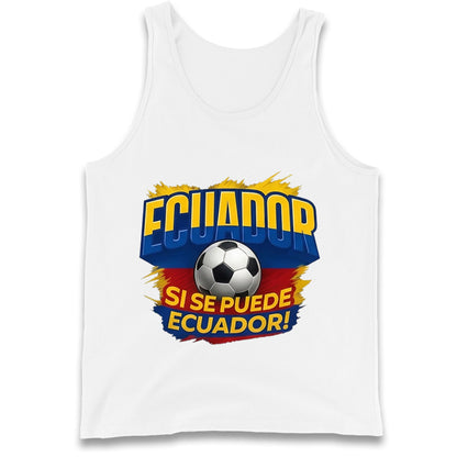 Ecuador Retro World Cup Tank Top