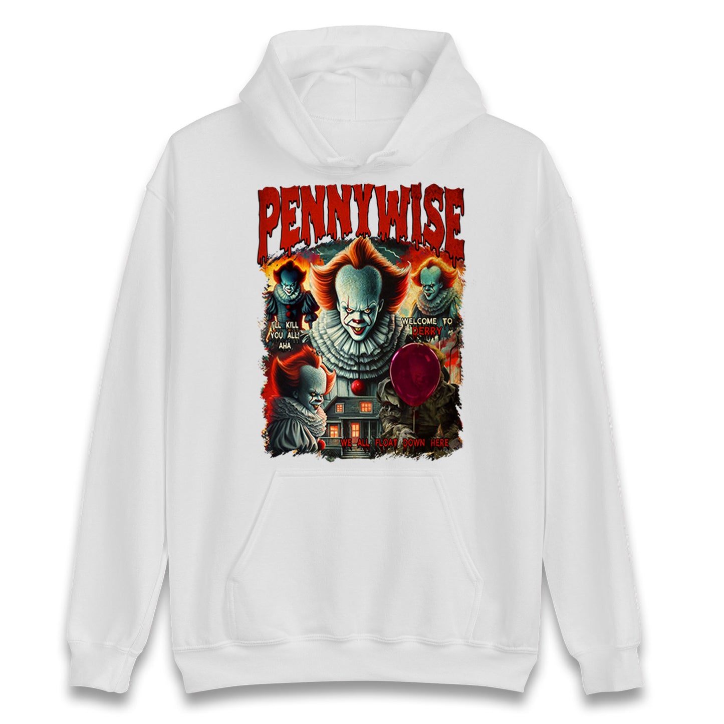 The Clown Pennywise Halloween Bootleg Unisex Hoodie
