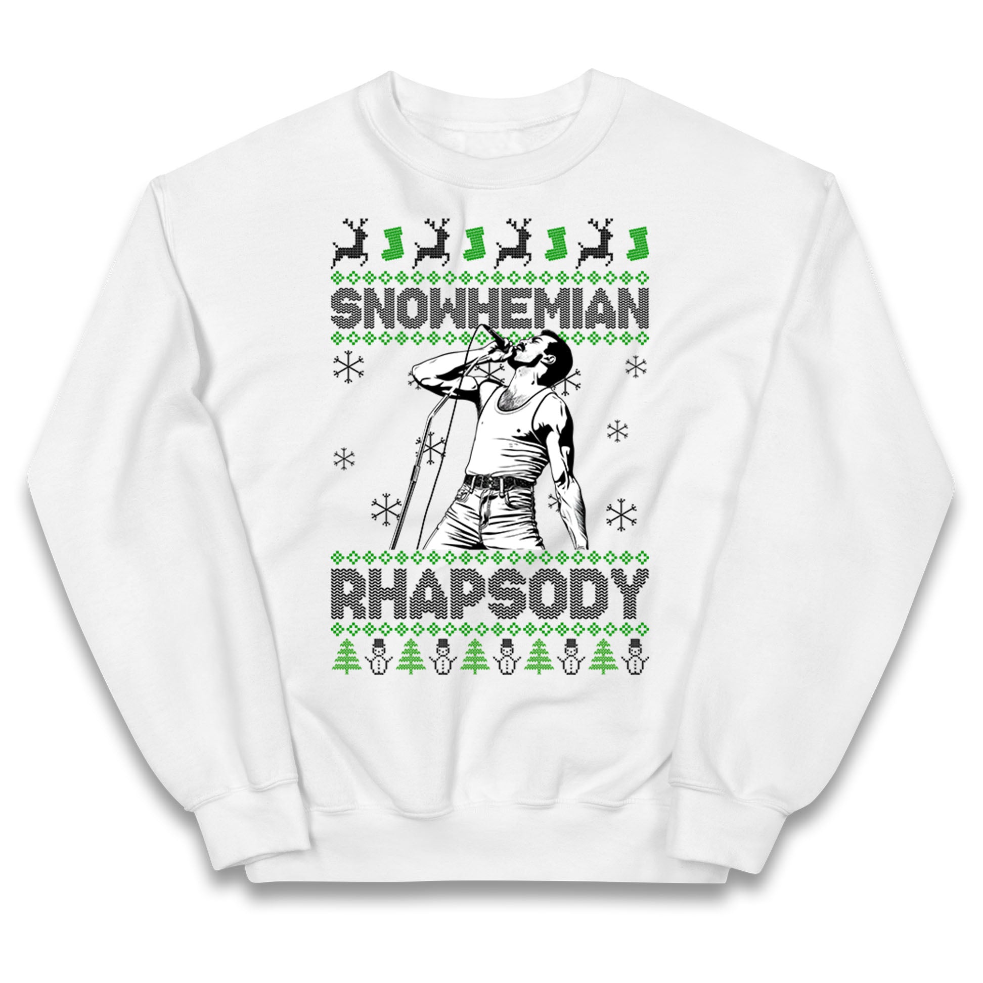 Freddie Mercury Christmas Kids Jumper