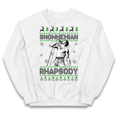 Freddie Mercury Christmas Kids Jumper