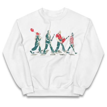 Horror Characters Friends Spoof Halloween Kids Jumper