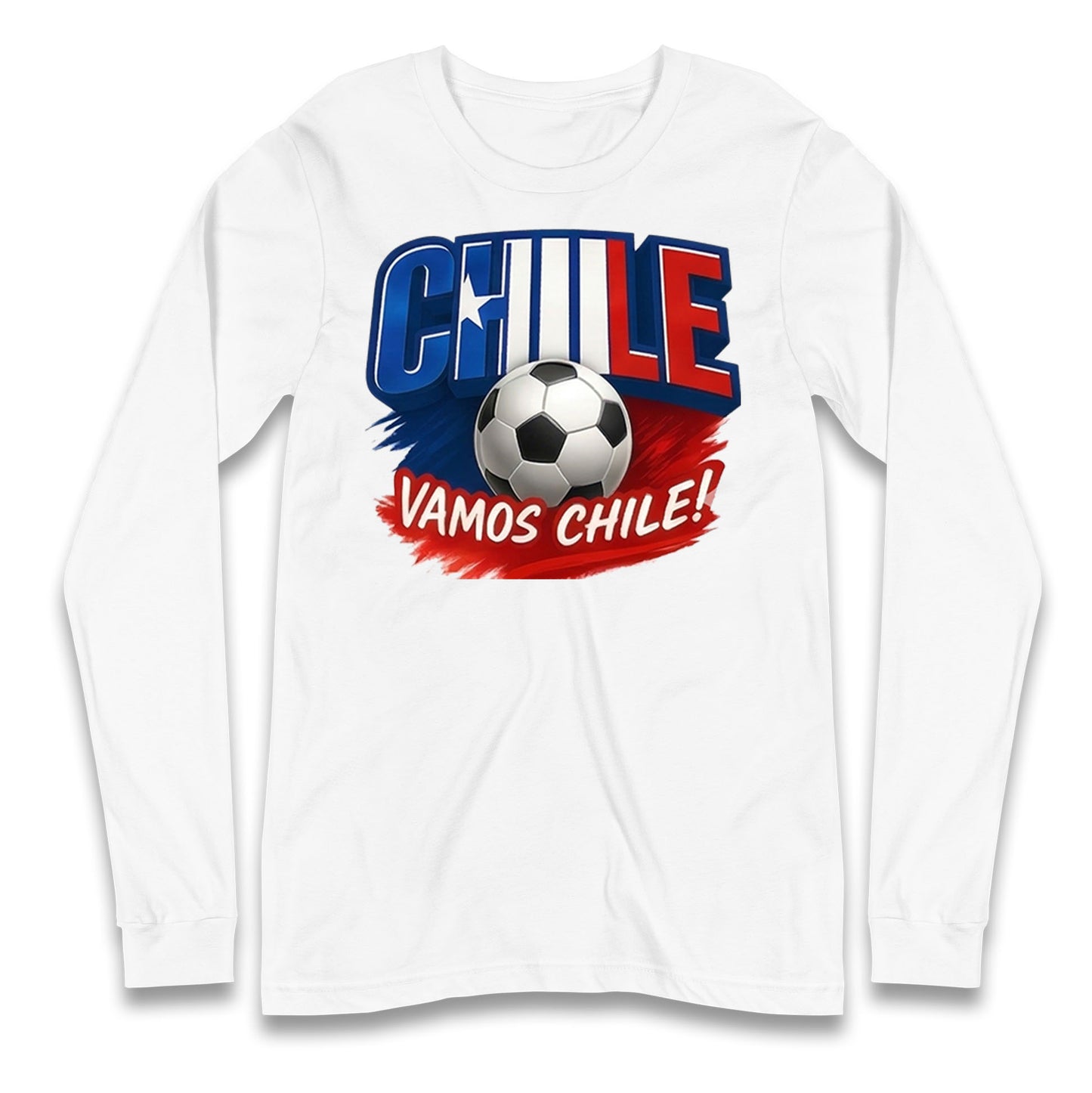 Chile Retro World Cup Longsleeve T Shirt