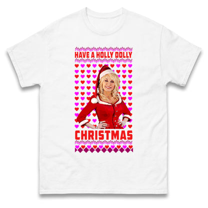 Merry Christmas Dolly Parton Mens Tee Top