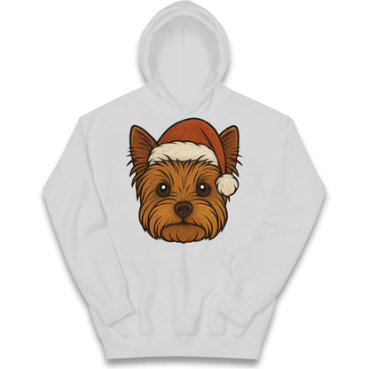 Yorkshire Terrier Christmas Kids Hoodie
