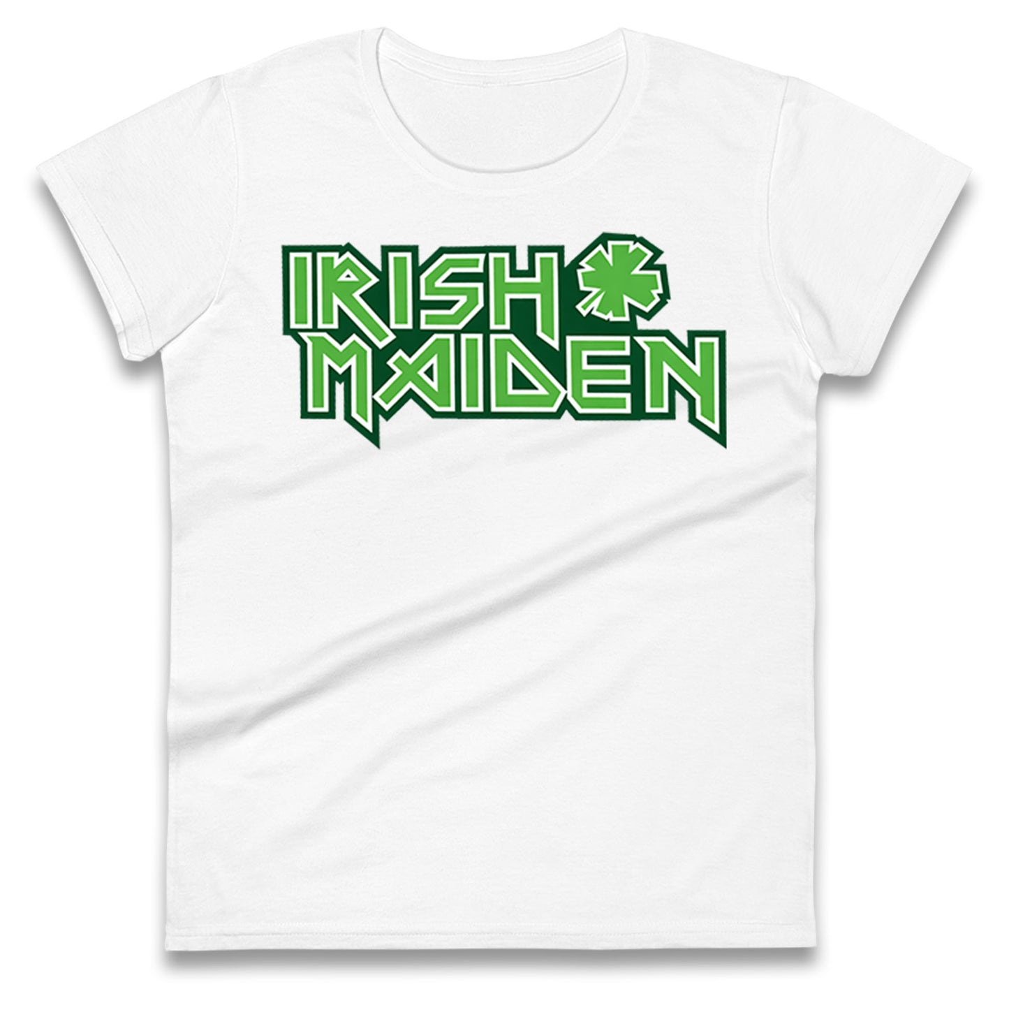 Irish Maiden St Patricks Day Ladies T Shirt