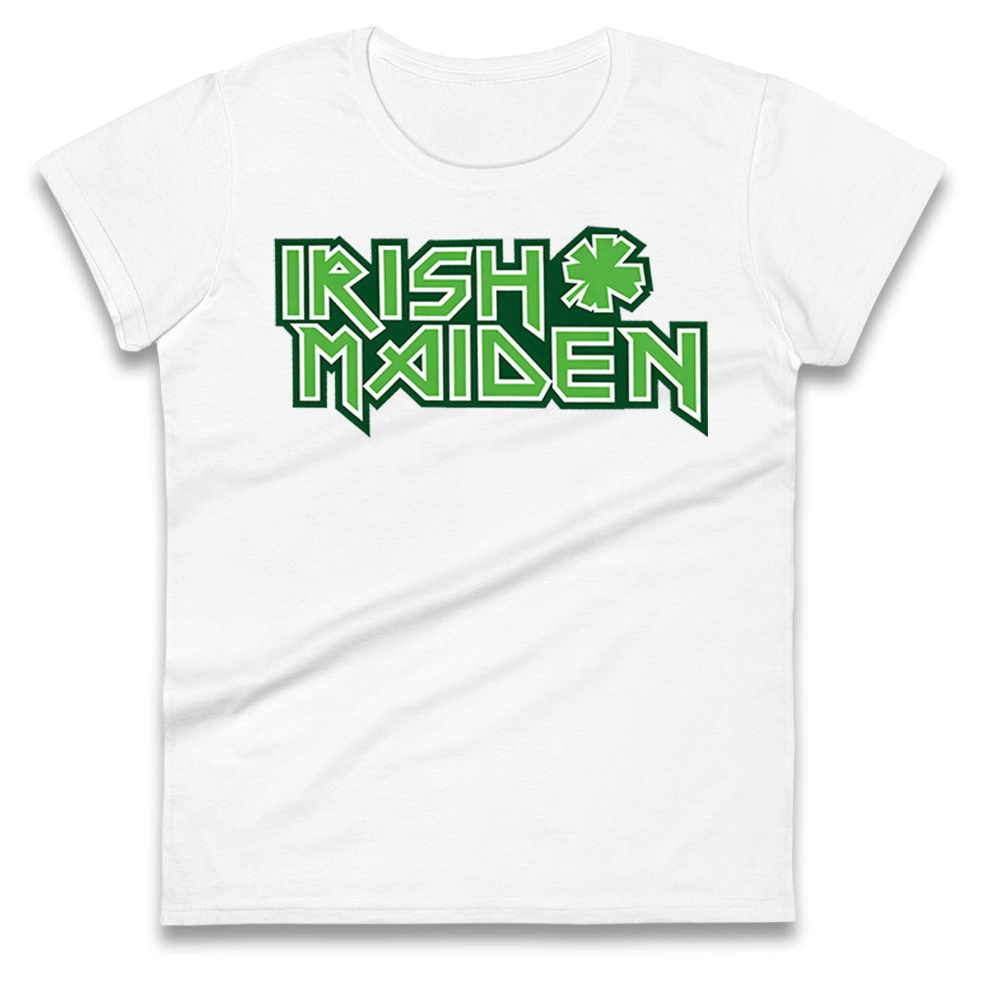 Irish Maiden St Patricks Day Ladies T Shirt