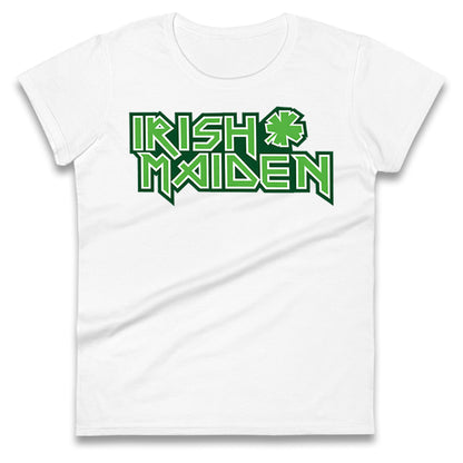 Irish Maiden St Patricks Day Ladies T Shirt