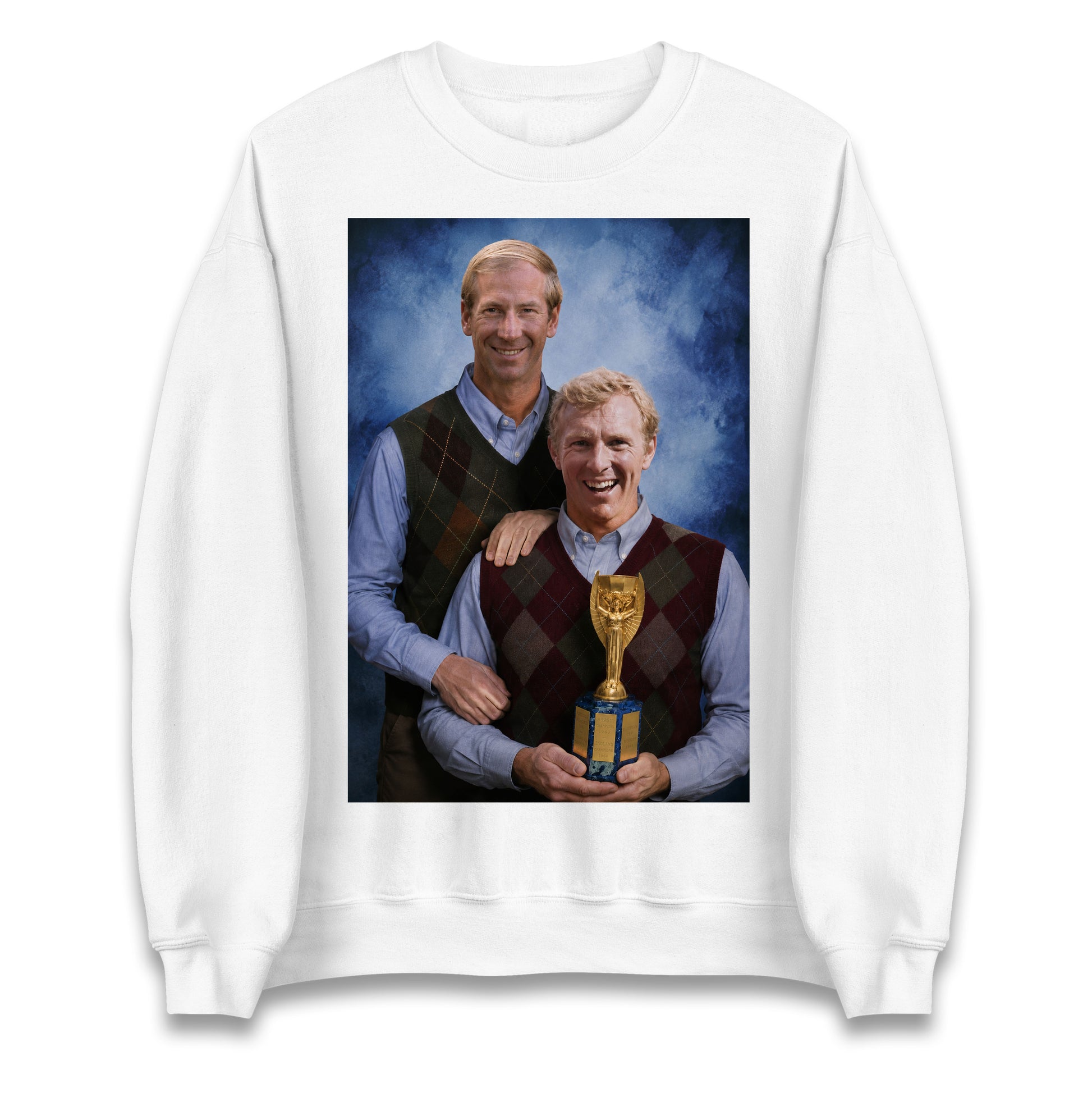 Bobby Moore Bobby Charlton Step Brothers Style England 1966 Jumper