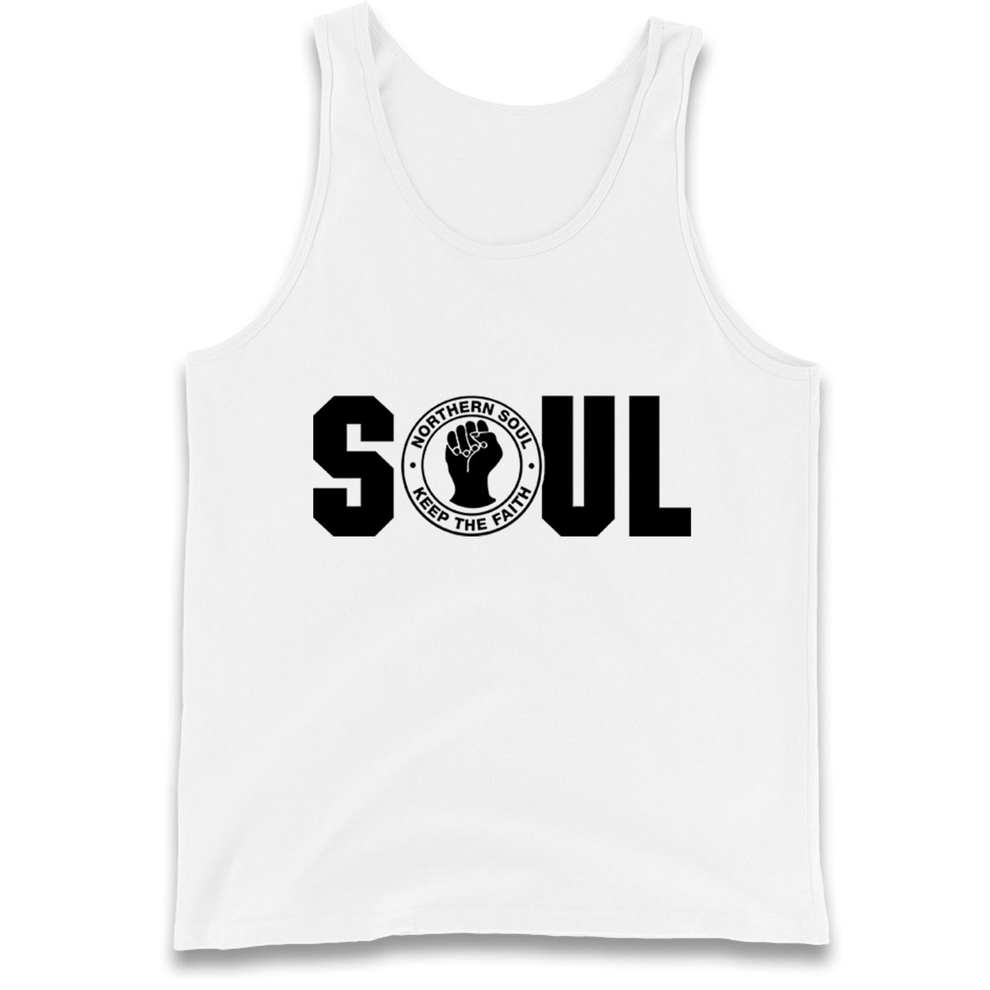 Northern Soul Keep The Faith Logo Tank Top