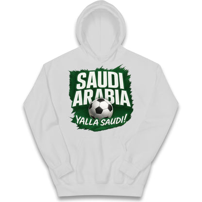 Saudi Arabia Retro World Cup Kids Hoodie