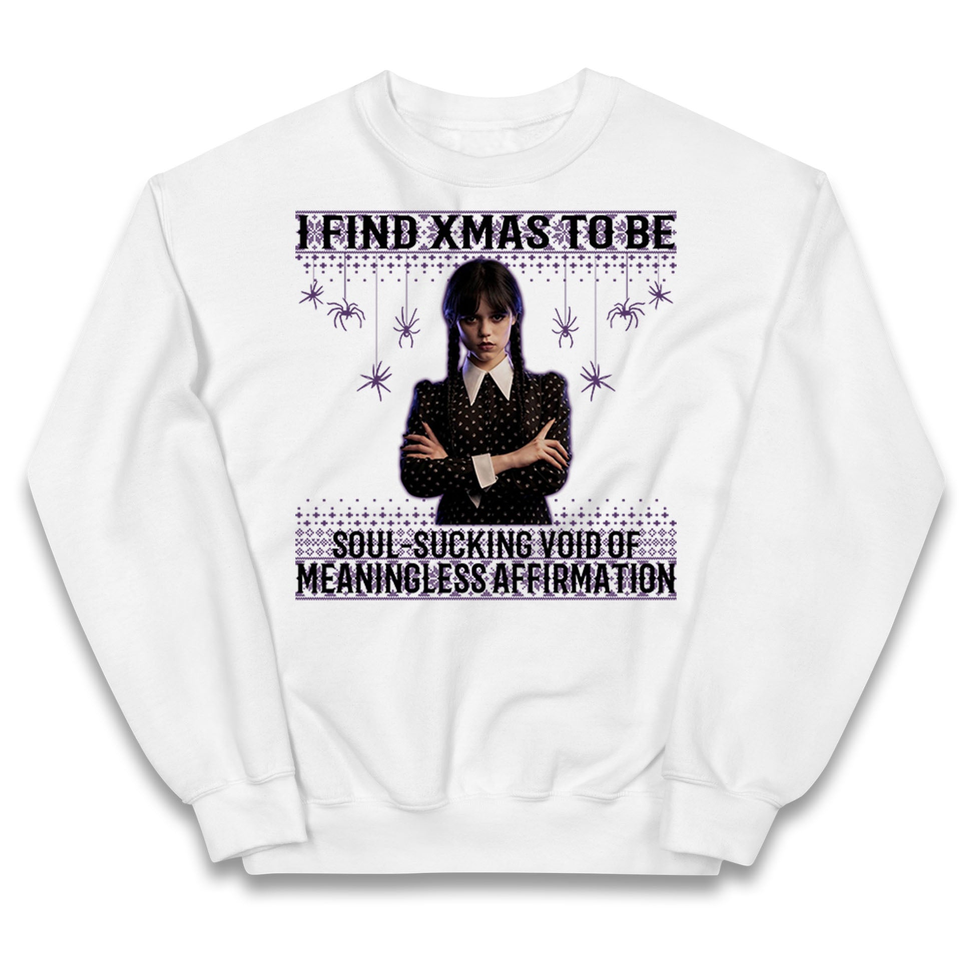 Wednesday Christmas Kids Jumper