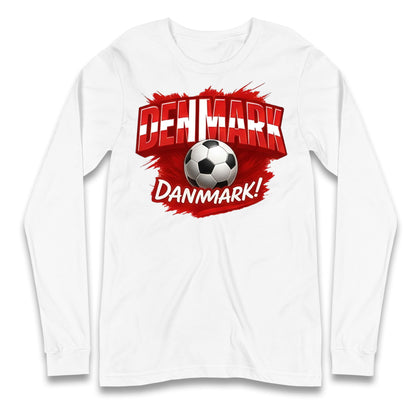 Denmark Retro World Cup Longsleeve T Shirt