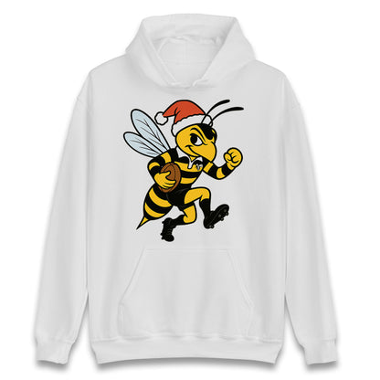 Wasps Rugby Christmas Hoodie