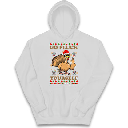 Christmas Go Pluck Yourself Funny Hoodie