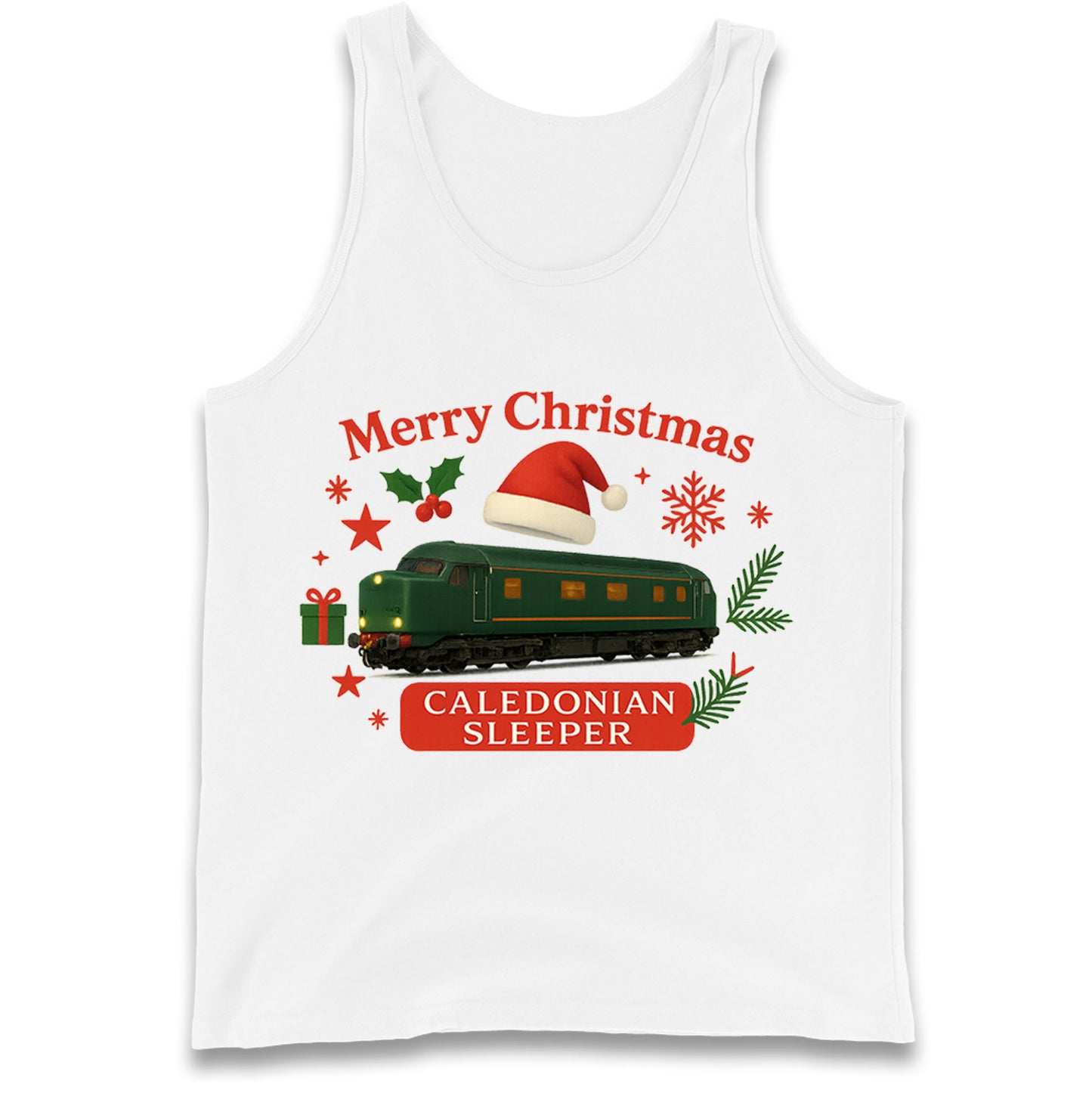 Caladonian Sleeper Christmas Tank Top