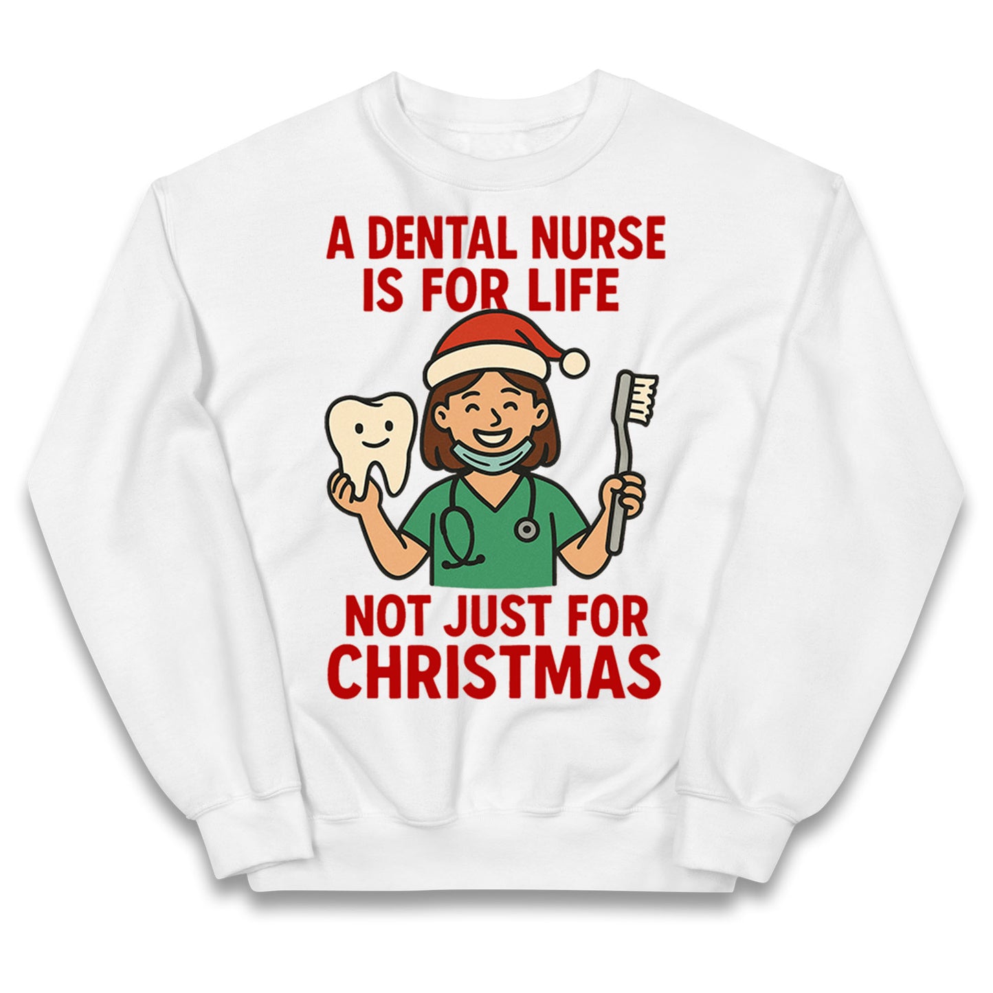 Dental Nurse Christmas Kids Jumper