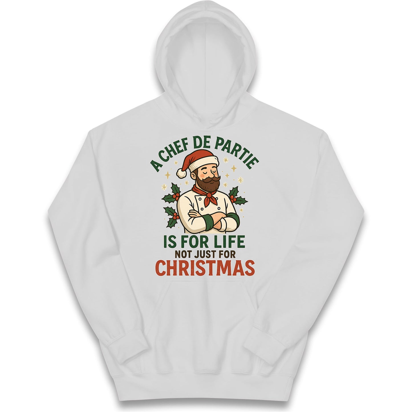 Chef De Partie Christmas Kids Hoodie