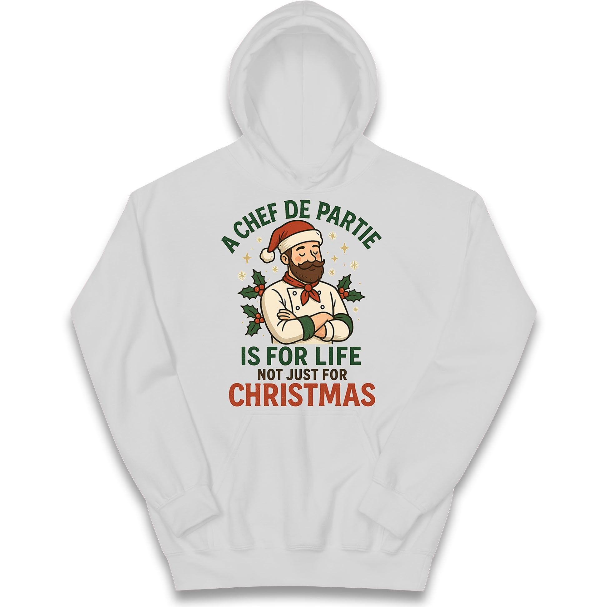 Chef De Partie Christmas Kids Hoodie